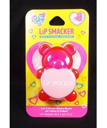 Lip Smacker pink teddy BFF lip balm luv u straw-beary much flavor NEW - £10.00 GBP