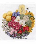 Australian Bush Bouquet cross stitch Kit designed by Helene Wild.  - £32.21 GBP