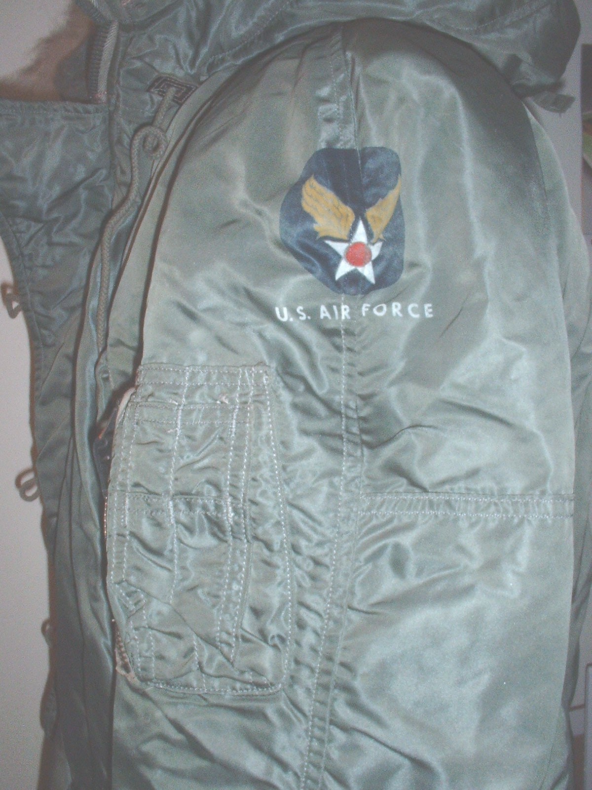 Primary image for USAF N-3B parka MEDium, real fur ruff, missing spec tag, has Conmar zipper