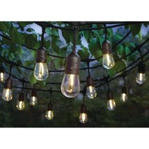 Hampton Bay 12-Led Filament Bulbs Indoor/Outdoor 24 ft. Plug-in String Lights - £19.94 GBP