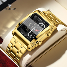 Casual Business Sports Men Luxury Watch Automatic Watches Mens Gold Fash... - $26.31