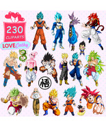 Anime 1, Clipart Digital, PNG, Printable, Party, Decoration, Instant dow... - £2.20 GBP