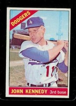 Vintage 1966 Topps Baseball Trading Card #407 John Kennedy Dodgers 3rd Base - £7.69 GBP