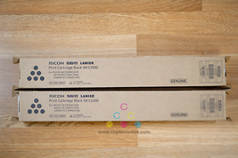 Lot of 2 Genuine Black Toner Cartridge Ricoh Savin Lanier IM C3500 IM C3... - £142.11 GBP