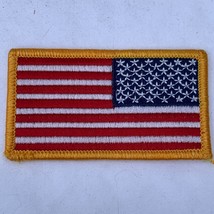 Reverse American flag Patch US Army embroidered - left facing 3 1/4&quot; x 1... - $4.94