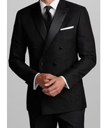 Ike Behar Slim Fit Peak Lapel Jacquard Dinner Jacket. Color: Black Size:... - $140.24
