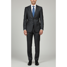 Men's Fabio Matteo Turkish Suit Fine Super 160's Italian Wool FB222 #07 Gray Blu image 2