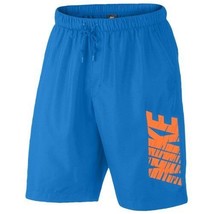 Nike Mens Sweeper Shorts Color Blue/Orange Size X-Small - £43.25 GBP