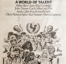 Music For UNICEF Concert Album 1979 Advertisement Musicians Polydor DWJJ1 - $41.13 CAD