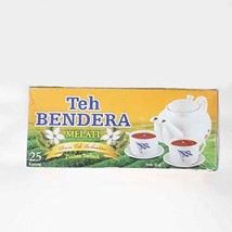 Bendera Teh Celup Melati (Jasmine) Tea-bag 25-ct, 50 Gram (Pack of 3) - £19.14 GBP