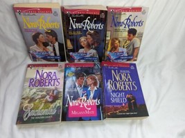 Lot of 6 Nora Roberts Vintage 90&#39;s Silhouette Intimate Moments Romance Novels  - £17.40 GBP