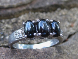  Black Moon Hedge Witch Ring Of Magick Supernatural Forces - £117.98 GBP