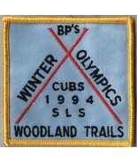 BP&#39;s Winter Olympics Cubs 1994 SLS Woodland Trails Sew On Patch 3&quot; x 3&quot; - £6.24 GBP