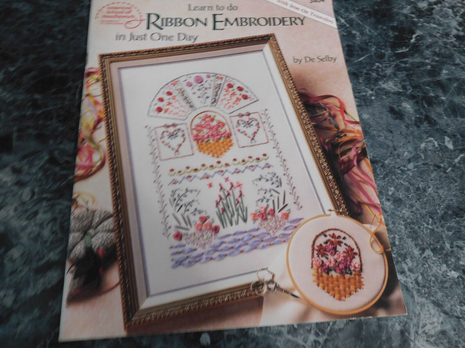 Learn to do Ribbon Embroidery In Just One Day by De Selby - $3.99