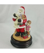 The Joy Of Christmas CHECKING HIS LIST Heritage House 1992 Santa Music B... - $19.95