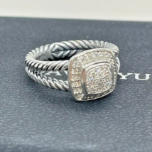 Previously owned David Yurman Albion with Pavé Diamonds, Size 8 - $470.25