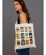 Women Tote Miss Adola Cotton Shopping Tote Pickels Design Design - $6.90