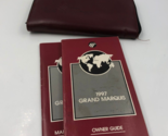 1997 Mercury Grand Marquis Owners Manual Handbook Set with Case OEM H01B... - £28.43 GBP