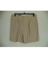 Men&#39;s Khaki Falls Creek Pleated Shorts. 38. 100% Cotton. 9&quot; Inseam. - $14.85