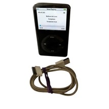 Apple iPod Classic 5th Generation 30GB Black A1136 w/Chord Chrome Bundle Working - £52.27 GBP