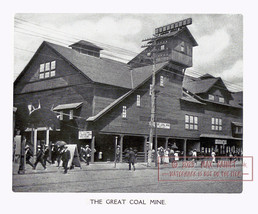 Great Coal Mine (1906) Coney Island NYC Brooklyn Roller Coaster * Frame me ART! - $46.01