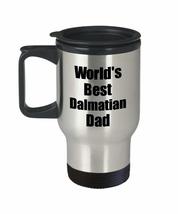 Dalmatian Dad Travel Mug Worlds Best Dog Lover Funny Gift For Pet Owner Coffee T - £17.96 GBP
