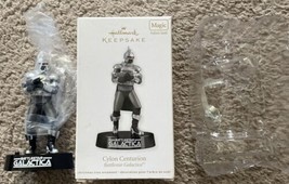 Battlestar Galactica Cylon Centurion Silver Hallmark Keepsake Ornament 2011 - £31.87 GBP