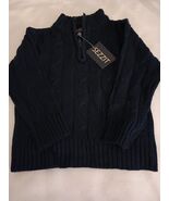 Sezzit - Toddler Boy Sweater Turtle Neck Long Sleeve Blue - Size 2T  - $14.00 CAD