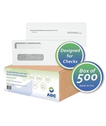 500 Self-Seal Double Window Security Tinted Envelopes for QuickBooks Che... - $113.27 CAD