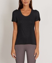 Marika Black Split-Back Emma Short-Sleeve Tee- XL - £13.22 GBP