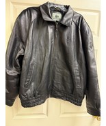 Burk&#39;s Bay Channel 8 KLAS TV leather jacket mens sz XL Black - $931.17 MXN