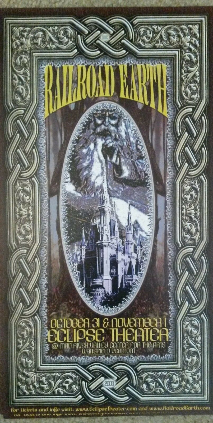 Mint RAILROAD EARTH Eclipse Poster Jeff Miller - $21.99