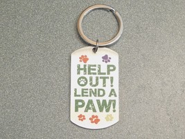 Funny Pet Saying Stainless Steel Keychain - £2.39 GBP