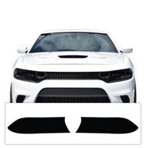 Fit 2015 - 2022 Dodge Charger Front Head Light Precut Smoke Tint Cover Overlay - £21.57 GBP