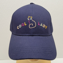 Sonoma Cool Cat Lady Womens Adjustable Strapback One Size Hat Navy Blue ... - $15.43