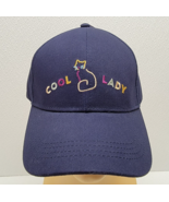 Sonoma Cool Cat Lady Womens Adjustable Strapback One Size Hat Navy Blue ... - £12.10 GBP