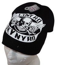 Vintage Lynyrd Skynyrd Rock Band  Beanie Cap - Knit Black Toque Hat 2010 - £11.77 GBP