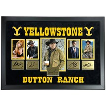 Yellowstone Cast Facsimile Signed Framed TV Show Costner Autographed Photos - £399.36 GBP