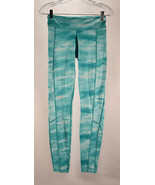 Cold Gear Womens Legging Yoga Tie Dye Turquoise S/P - £23.53 GBP