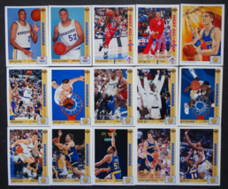 1991-92 Upper Deck Series 1 Golden State Warriors Team Set 15 Basketball Cards - £2.78 GBP