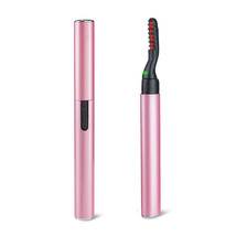 Mini USB Rechargeable Eye Lash Curling Clip Heating Natural Long-lasting Makeup - £12.78 GBP
