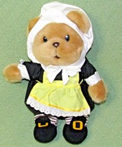 1997 Pilgrim Teddy Plush Gibson Greetings 12&quot; Vintage Bear Stuffed Animal Toy - £15.62 GBP