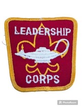Leadership Corps Patch BSA Boy Scouts Of America Embroidered Badge Insignia Vtg - £4.63 GBP