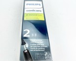 Philips Sonicare W Diamond Clean Medium Brush Heads Click On Black 2ct L... - $28.98