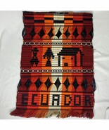 Vintage Rustic Ecuador Handmade Souvenir Small Tabletop Wall Hanging 16x22” - $24.31