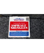 Dollhouse Roof Shingles What&#39;s Next Asphalt Black White 44-1 Continuous ... - $237.29 MXN