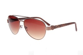 Runway Sunwear RS-642 Brown Aviator Sunglasses with Snake Skin Design Te... - $24.70