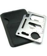 Credit card knives 11 in 1 multi tools wallet thin pocket survival knife - £5.58 GBP