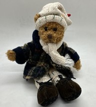 Russ Berrie Alpine Teddy Bear Christmas Ornament Decor #101434 6 Inches - £11.60 GBP