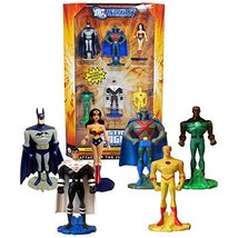 DUJ Year 2008 DC Universe Justice League Unlimited JLU 6 Pack 3 Inch Tall Figure - £63.86 GBP
